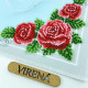 СПВ_216 Virena Заготовка для вишивки бісером - Серветка декоративна 40x40 см, габардин