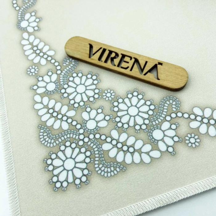 СПВ_219 Virena Заготовка для вишивки бісером - Серветка декоративна 40x40 см, габардин