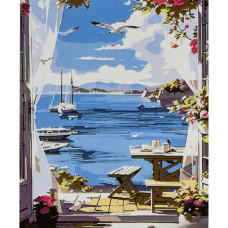 SS1186 Strateg Картина за номерами - Теплий ранок 30x40 см (Стратег)