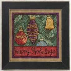 ST150203 Mill Hill Набір для вишивки рахунковим хрестиком + бісером - Святкові прикраси Holiday Ornaments 18x18 см, перфорований папір