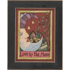 ST303102 Mill Hill Набір для вишивки рахунковим хрестиком + бісером - Люби місяцем Love by the Moon 18x13 см, рівномірка