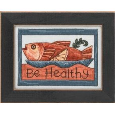 ST303104 Mill Hill Набір для вишивки рахунковим хрестиком + бісером - Будь здоровий Be Healthy 18x13 см, рівномірка