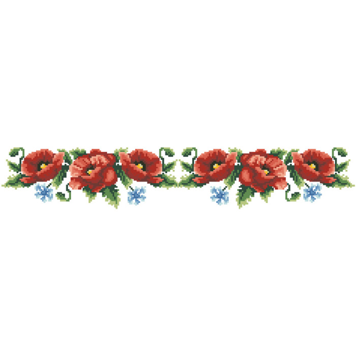 СЖ003кБнннн Спідниця жіноча, атлас-коттон, білий. Барвиста вишиванка. Заготовка для вишивки бісером