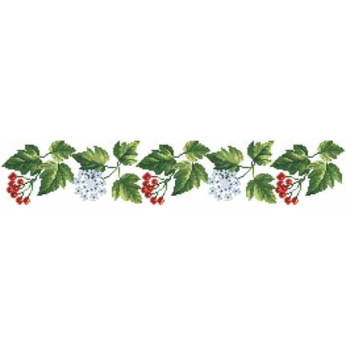 СЖ016шБнннн Барвиста вишиванка Заготовка для вишивки - Спідниця жіноча Цвіт калини р.42-54 шовк, білий