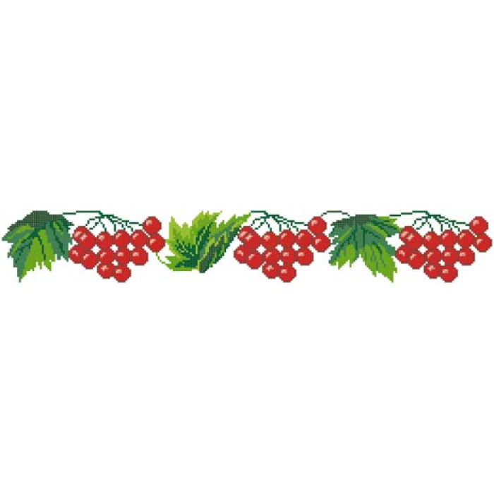 СЖ037пБнннн Барвиста вишиванка Заготовка для вишивки - Спідниця жіноча Калина р.42-54 габардин, білий