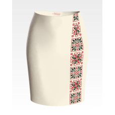 СЖ046шМнннн Барвиста вишиванка Заготовка для вишивки - Спідниця жіноча Берегиня р.42-54 шовк, бежевий