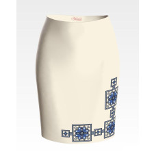 СЖ048дМнннн Барвиста вишиванка Заготовка для вишивки - Спідниця жіноча Весняна р.42-54 домоткане полотно, бежевий