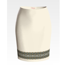 СЖ058шМнннн Барвиста вишиванка Заготовка для вишивки - Спідниця жіноча Сокальська. Ніжність р.42-54 шовк, бежевий