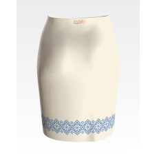 СЖ065дМнннн Барвиста вишиванка Заготовка для вишивки - Спідниця жіноча Мамина ніжність р.42-54 домоткане полотно, бежевий