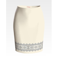 СЖ083шМнннн Барвиста вишиванка Заготовка для вишивки - Спідниця жіноча Берегиня р.42-54 шовк, бежевий