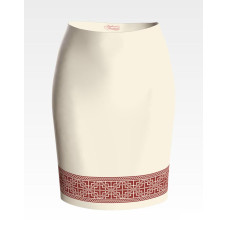 СЖ100дМнннн Барвиста вишиванка Заготовка для вишивки - Спідниця жіноча Полісся р.42-54 домоткане полотно, бежевий