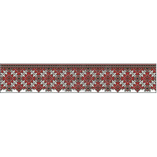 СЖ104шБнннн Барвиста вишиванка Заготовка для вишивки - Спідниця жіноча Львівська р.42-54 шовк, білий