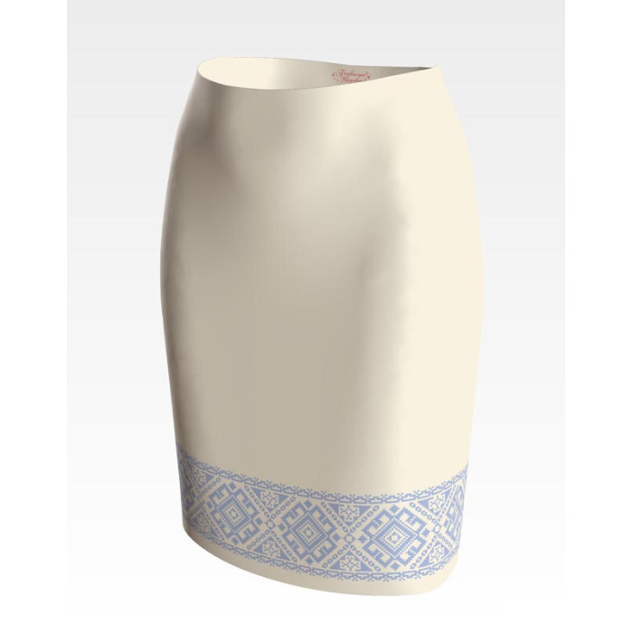 СЖ105кМнннн Барвиста вишиванка Заготовка для вишивки - Спідниця жіноча Ніжність р.42-54 атлас, бежевий