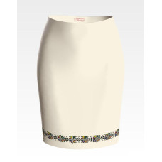 СЖ112шМнннн Барвиста вишиванка Заготовка для вишивки - Спідниця жіноча Дерево життя р.42-54 шовк, бежевий