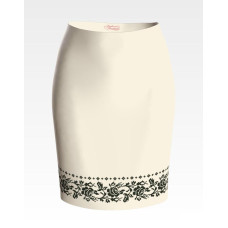 СЖ118шМнннн Барвиста вишиванка Заготовка для вишивки - Спідниця жіноча Сокальська троянда р.42-54 шовк, бежевий