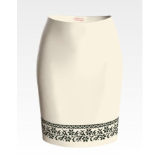 СЖ129шМнннн Барвиста вишиванка Заготовка для вишивки - Спідниця жіноча Сокальська братки р.42-54 шовк, бежевий