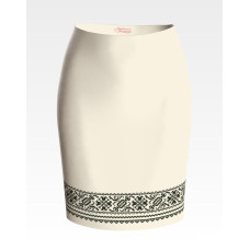 СЖ132кМнннн Барвиста вишиванка Заготовка для вишивки - Спідниця жіноча Сокальська святкова р.42-54 атлас, бежевий