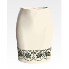 СЖ134лМнннн Барвиста вишиванка Заготовка для вишивки - Спідниця жіноча Сокальська старовинна р.42-54 льон, бежевий