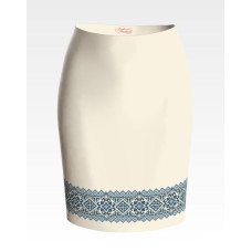 СЖ158дМнннн Барвиста вишиванка Заготовка для вишивки - Спідниця жіноча Ніжність літа р.42-54 домоткане полотно, бежевий