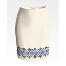 СЖ166лМнннн Барвиста вишиванка Заготовка для вишивки - Спідниця жіноча Ранкова свіжість р.42-54 льон, бежевий