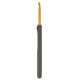 T15-750e Tulip Гачок Dark Etimo №7,5 - 4,5 мм, довжина 14 см, алюміній, м'яка ручка