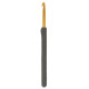 T15-800e Tulip Гачок для в'язання Dark Etimo №8 - 5 мм, довжина 14 см, алюміній, м'яка ручка