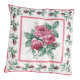T2034A Thea Gouverneur Набір для вишивки рахунковим хрестиком - Подушка Троянда Rose Bouquet Cushion 35x35 см, Aida 12