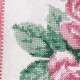 T2034A Thea Gouverneur Набір для вишивки рахунковим хрестиком - Подушка Троянда Rose Bouquet Cushion 35x35 см, Aida 12