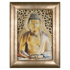 T532A Thea Gouverneur Набір для вишивки рахунковим хрестиком - Будда Buddha 22x34 см, Aida 18
