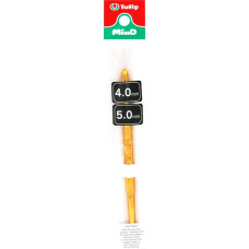 TA-0017e Tulip Гачок двостронній Mind №7-8 - 4-5 мм, довжина 13,5 см, алюміній