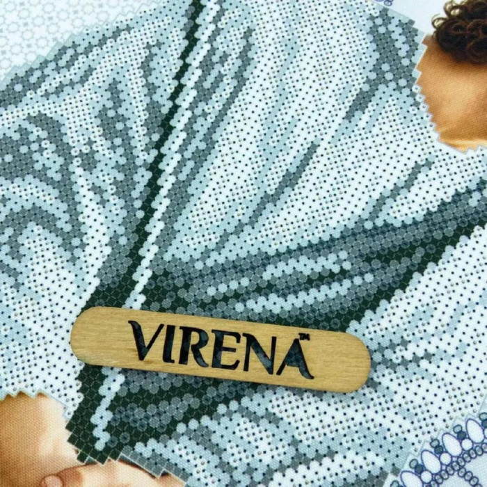 ТБ_А2Р_108 Virena Набір для вишивки бісером - Святе сімейство в сріблі 58x41 см, габардин