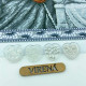 ТБ_А2Р_108 Virena Набір для вишивки бісером - Святе сімейство в сріблі 58x41 см, габардин