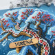 ТБ_А3Н_570 Virena Набір для вишивки бісером - Зима - книжка і будиночок 27х36,5 см (габардин)