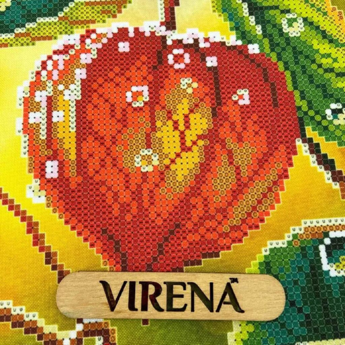 ТБ_А3Н_581 Virena Набір для вишивки бісером - Фізаліс 27х36,5 см (габардин)