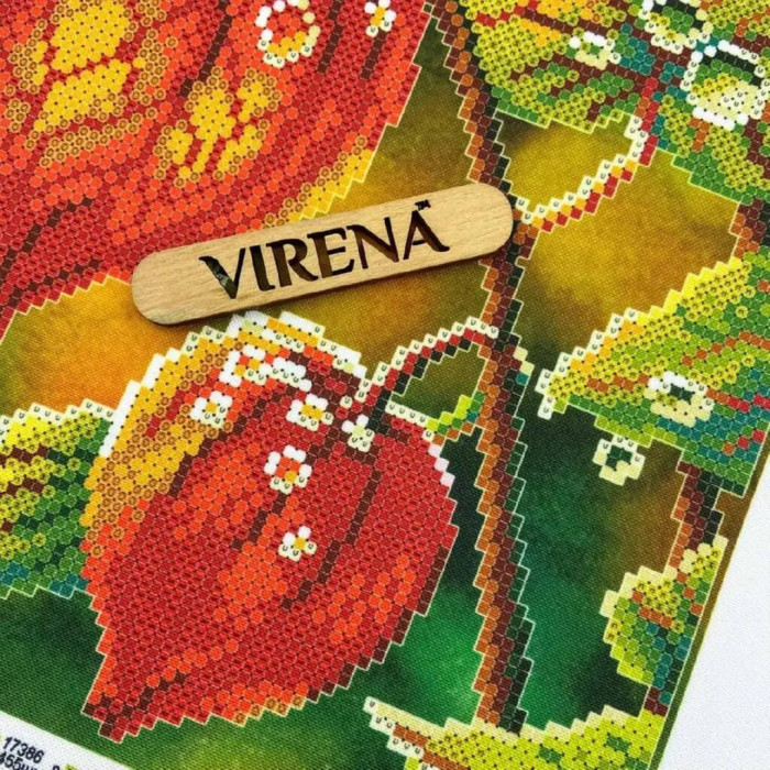 ТБ_А3Н_581 Virena Набір для вишивки бісером - Фізаліс 27х36,5 см (габардин)
