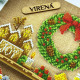 ТБ_А3Н_583 Virena Набір для вишивки бісером - Семплер різдвяний 27х36,5 см (габардин)