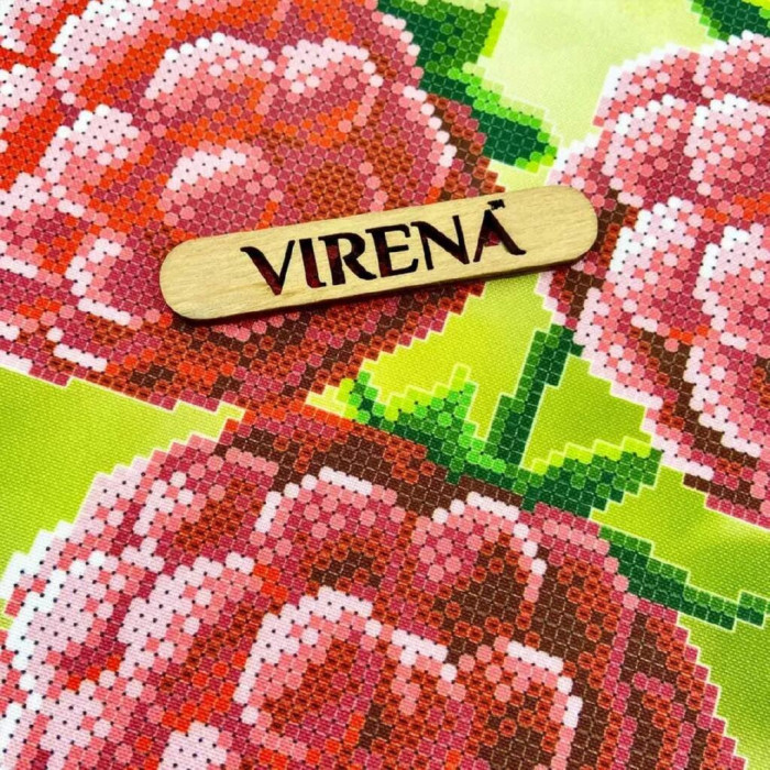 ТБ_А3Н_587 Virena Набір для вишивки бісером - Малина 36,5x27 см (габардин)