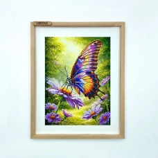 ТБ_А3Н_589 Virena Набір для вишивки бісером - Метелик 36,5x27 см (габардин)