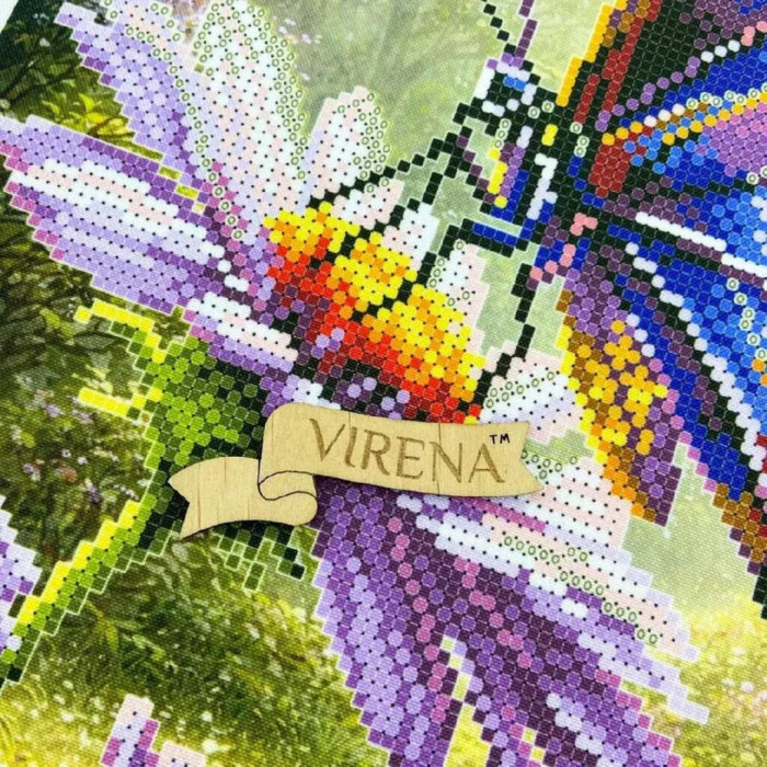 ТБ_А3Н_589 Virena Набір для вишивки бісером - Метелик 36,5x27 см (габардин)