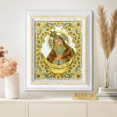 ТБ_А4Р_633 Остробрамська ікона Божої Матері, з бусинами. Virena. Набір для вишивки бісером