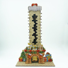 ТБ_АК_102 Virena Набір для вишивки бісером по дереву - Адвент календар 29,5x46,5х10 см