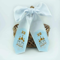 ТБ_БК_109 Virena Набір для вишивки бісером - Великодній бант на кошик 11x140 см (габардин)