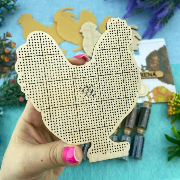 ТБ_КФІН_106 Virena Набір для вишивки бісером по дереву - Фігурки інтер'єрні Птахи (3 шт)