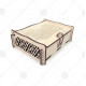 ТБ_КП_101 Дерев'яна коробка для подарунків. Virena. Набір для вишивки бісером