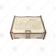 ТБ_КП_106 Дерев'яна коробка для подарунків. Virena. Набір для вишивки бісером
