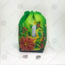 ТБ_Мішечок_108 Virena Набір для вишивки бісером - Мішечок для посівання 9,9х18 см (габардин)