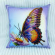 ТБ_НД_249 Virena Набір для вишивки бісером - Наволочка декоративна Метелик 31x31 см (схема на габардині)