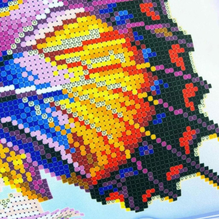 ТБ_НД_249 Virena Набір для вишивки бісером - Наволочка декоративна Метелик 31x31 см (схема на габардині)