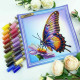 ТБ_НД_249 Virena Набір для вишивки бісером - Наволочка декоративна Метелик 31x31 см (схема на габардині)
