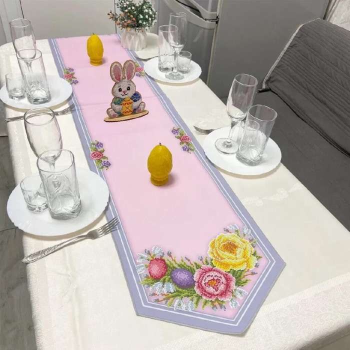 ТБ_Ранер_244 Virena Набір для вишивки бісером - Ранер великий 28x142 см (габардин)